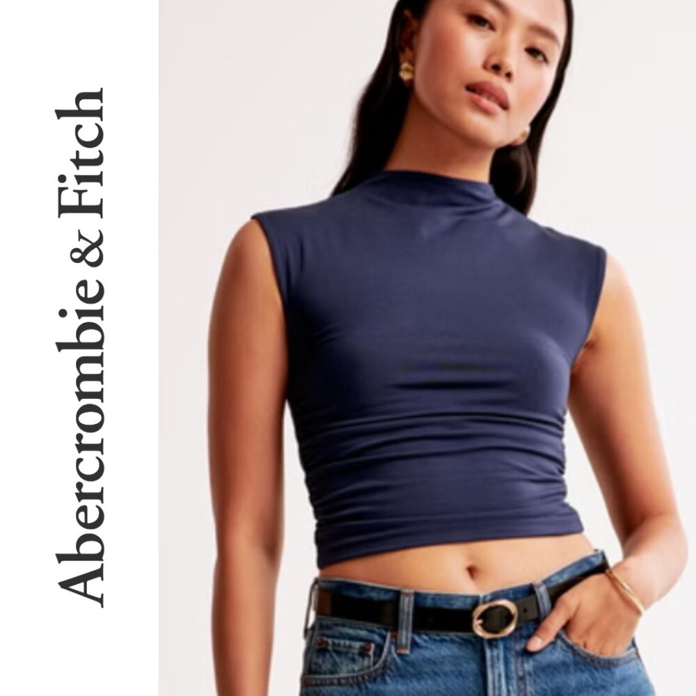 Abercrombie | The A&F Paloma Top, Navy | XS